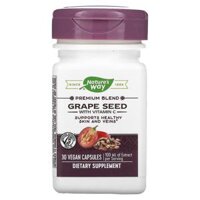Nature’s Way Premium Blend Grape Seed with Vitamin C 100 mg 30 Vegan Capsules