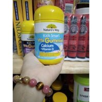 NATURE'S WAY VITA GUMMIES CALCIUM + VITAMIN D – KẸO CANXI CHO BÉ