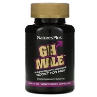 NaturesPlus GH Male Human Growth Hormone Support for Men 60 Vegetarian Capsules