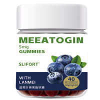 Natures'skey cùng mẫu kẹo dẻo Việt Quất Vivc chính hãng cho người lớn cải tiến không Melatonin không nhập khẩu [xds]
