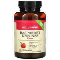 NatureWise Raspberry Ketones Plus+ 120 Vegetarian Capsules