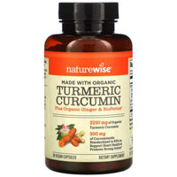 NatureWise Turmeric Curcumin 90 Vegan Capsules