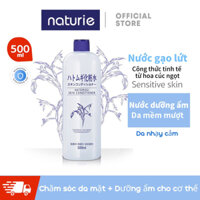 Naturie Hatomugi Skin Conditioner 500ml nước hoa hồng cân bằng dưỡng sáng cấp ẩm nhẹ dịu hạt ý dĩ