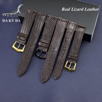 (Nâu Đất-Phom mỏng) Dây đồng hồ nam nữ DA KỲ ĐÀ THẬT kiểu dáng sang trọng, cá tính size 14 15 16 17 18 19 20 21 22mm