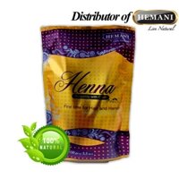[Nâu đỏ 150g] Bột lá móng mùi trầm hương,100% thảo dược, phủ bạc & nhuộm thời trang, Hemani Henna Burgundy with Oudh
