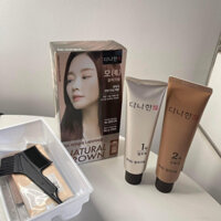 (Nâu tự nhiên) Kem nhuộm tóc Thảo Dược không chứa Amoniac HànQuốc được cấp bằng sáng chế Danahan Mo Hair Color Dye Cream