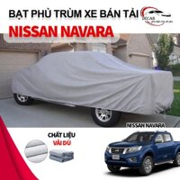 [NAVARA] Bạt trùm bảo vệ xe bán tải Nissan Navara , bạt vải dù Oxford cao cấp bền đẹp đậy che kín xe oto bán tải Navara