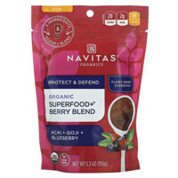 Navitas Organics Organic Superfood+ Berry Blend Acai + Goji + Blueberry 5.3 oz (150 g)