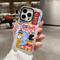 Nawara Studio Journey Enthusiast Wireless Từ Tính Sạc Dành Cho IPhone 16 Pro Max Cover 16 PLUS Silicon Mềm Trong Suốt Ốp Lưng Chống Sốc