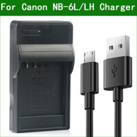 Nb-6l / NB-6LH Bộ sạc Micro USB mỏng cho Canon PowerShot ELPH 500 HS 500HS D10 D20 S90 S95 SX260HS SX240HS