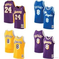 Nba Jersey Los Angeles Lakers Số 8 Kobe Cổ Điển Áo Bóng Rổ Thể Thao Áo Kỷ Niệm Phiên Bản Plus Kích Thước