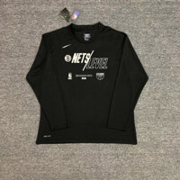 Nba Post-Season Game Jersey Phong Cách Mỹ Nhanh Khô Áo Thun Dài Tay Bóng Rổ Thể Thao T