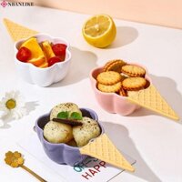 Nbanlike Đĩa Gia Vị Quà Tặng Nhà Gốm Đẹp 1 Cái Đồ Nhà Bếp Hình Đá Ăn Nhẹ Phục Vụ Món Ăn
