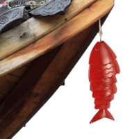 Nbanlike Koi Cá Chuông Gió, Thiết Kế Chắc Chắn Đuôi Cá Màu Mặt Dây Chuyền Cá Koi, Màu Kim Loại Màu Cá Koi Cá Treo Đồ Trang Trí Quà Tặng Giáng Sinh