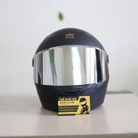 NBQ MCZA Mũ bảo hiểm Fullface Royal M136 đen nhám - bảo hành 12 tháng hai 15