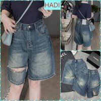 [NCMK1751] QUẦN JEANS NGỐ LỬNG NỮ LƯNG THUN RÁCH ĐÙI PHẢI NHIỀU MÀU XANH ĐẬM LAI CUỐN SIÊU MÁT MẺ CAO CẤP XỊN SÒ