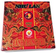 NComb14 (Bánh Chay) Bánh trung thu Như Lan hộp 4 bánh 300gr (0 trứng)