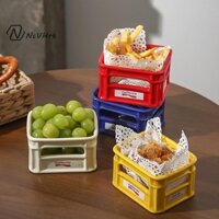 Ncvhrt 2025 Sáng Tạo Mới Gốm Ăn Nhẹ Bát Phòng Khách Nhà Bát Trái Cây Cafe Snack Giỏ Bắp Rang Pháp Khoai Tây Chiên Bát / Mới /