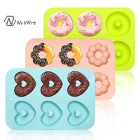 Ncvhrt 3 Gói Bánh rán Silicon để nướng bánh, Chảo rán chống dính, Khuôn silicon bánh Bundtlette di sản 6 khoang để nướng bánh / mới /