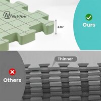 Ncvhrt 4 Tấm Chặn Bọt Dày Khối Đan Thảm Lưới Di Động Đan Ban Dành Cho Người Mới Bắt Đầu Quà Tặng Xốp Thủ Công Chặn Thảm / Mới /