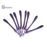Ncvhrt 8 Cái / bộ 2.5-6.0 Mm Tím Móc Bộ Thủ Công Dệt Đan Móc Kim DIY Móc May Thủ Công Dụng Cụ Khâu / Mới /
