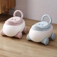 Ncvhrt Ghế tập bô cho bé Tập đi vệ sinh cho trẻ em Bé trai Bé gái Nồi Bồn tiểu cho trẻ sơ sinh Ghế đẩu bô Du lịch Nhà vệ sinh ngoài trời Di động bô / mới /