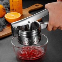 Ncvhrt Masher Ricer Press Mashed Potatoes Thép không gỉ Nghiền Puree Fruit Vegetable BópJuicer Press Maker Dụng cụ nhà bếp / mới /