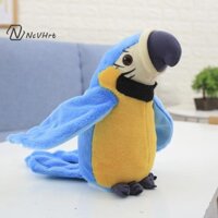 Ncvhrt Talking Macaw Vẹt Lặp Lại Những Điều Bạn Nói Thú Nhồi Bông Đồ Chơi Sang Trọng Ghi Âm Điện Tử Hoạt Hình Chim Nói Vẹt Đồ Chơi Sang Trọng Thú Cưng / Mới /