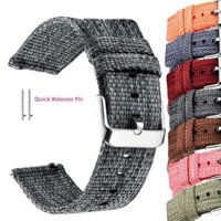 ndk13 Dây đeo nylon cho đồng hồ thông minh Garmin Forerunner 645 / vivoactive3 18mm / 20mm / 22mm / 24mm - dinhthily