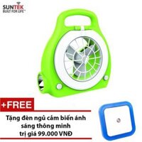 n[dobts][Free Ship] Quạt sạc điện để bàn kiêm đèn bàn - đèn dự phòng mất điện KM686[squishy]m