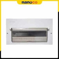 NDP114 – Tủ điện Nanoco 10-14 Modules Mặt + Đế kim loại