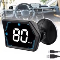 Ndy Báo động quá tốc độ Phụ kiện ô tô G20 cho ô tô Xe tải Xe buýt GPS kỹ thuật số La bàn Đồng hồ tốc độ Phông chữ lớn Đầu lên Màn hình ô tô HUD N