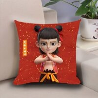 Ne Zha Avatar gối sáng tạo phim hoạt hình trẻ em Quà tặng phòng ngủ ký túc xá giường Gối Ngủ Trưa cậu bé ma thuật gây ồn ào biển TMMG