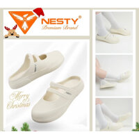 [NE11] DÉP SỤC BÚP BÊ ĐẾ BẰNG NESTY ( Dép form ôm, khách Chọn chuẩn sz đang đi)