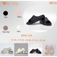 NE12 Dép quai ngang Massage Nesty cao 2.5cm unisex Nam Nữ