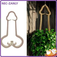 Nec-zanly Chậu hoa Móc treo cây, Chậu móc treo cây gỗ đa năng, Phụ kiện trồng cây treo nhẹ độc đáo