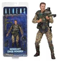 Neca Alien Sergeant Craig Windrix Marine 7 "Nhân vật hành động Aliens Movie Series 2