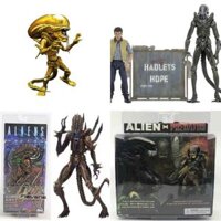 Neca Alien Wars Iron-Blood Alien Hardley Yellow Alien Phiên bản giới hạn Golden Alien Alien Alien Model hành động