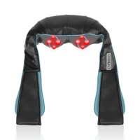 Neck and Back Massager with Heat Hands-Free Shiatsu Shoulder Massager Deep Tissue 3D Kneading Pillow Massager for Neck Back Shoulders Foot Legs Ful...
