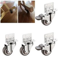 Nedfs Đồ Nội Thất Bánh Đa Năng 4 Phụ Kiện Gia Đình Cao Su Mềm Cho Xe Đẩy Cũi Bé Giường Bánh Xe