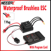 Neebrc 2024 Mới ZH 45A RC ESC Chống Nước Không Cảm Biến Không Chổi Than 2-3S ESC Và T Cắm Với Thẻ Chương Trình Cho 1 / 10 1 / 12 1 / 14 1 / 16 RC Car F540 3650 Động Cơ Không Chổi Than