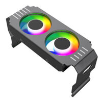 NEEDCOOL D50 Memory Cooler Memory Module Cooling Radiator Dual 5020 Fans ARGB Light Synchronous RAM Heatsink