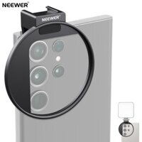 Neewer 67mm Bộ lọc điện thoại Gắn kẹp bộ lọc ống kính ren có giá đỡ giày lạnh, núm khóa, mở 13mm Tương thích wit