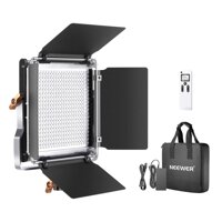 Neewer Advanced 2.4G 480 LED Video Light, Dimmable Bi-Color LED Panel with LCD Screen and 2.4G Wireless Remote for Portrait Product Photography, St...