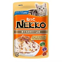 Nekko Real Tuna Topping Kasuobushi 70g – Pate cho mèo cá ngừ, cá bào khô