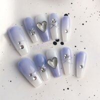 [Neko Nail]   Miếng Dán Trang Trí Móng Tay Tinh Chất Sữa Dừa Và Muối Biển Có Thể Tái Sử DụngNail salon Gelnails Acrylic nails