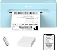 Nelko Blue Bluetooth Label Printer: Máy in đơn hàng 4x6 màu xanh cá tính