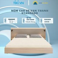 Nệm 100 cao su thiên nhiên Vạn Thành Standard nâng đỡ cơ thể, không gây dị ứng - 180x200 - 10cm