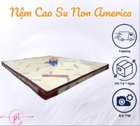 NỆM AMERICAN Đủ size TẶNG 5 MÓN CAO SU NON AMERICAN LOẠI CAO CẤP - 160cm x 2m x 10cm - Nệm