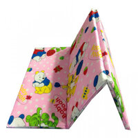 Nệm Bông Ép 1m2x2mx3cm Gấp 3, Giao Màu Ngẫu Nhiên